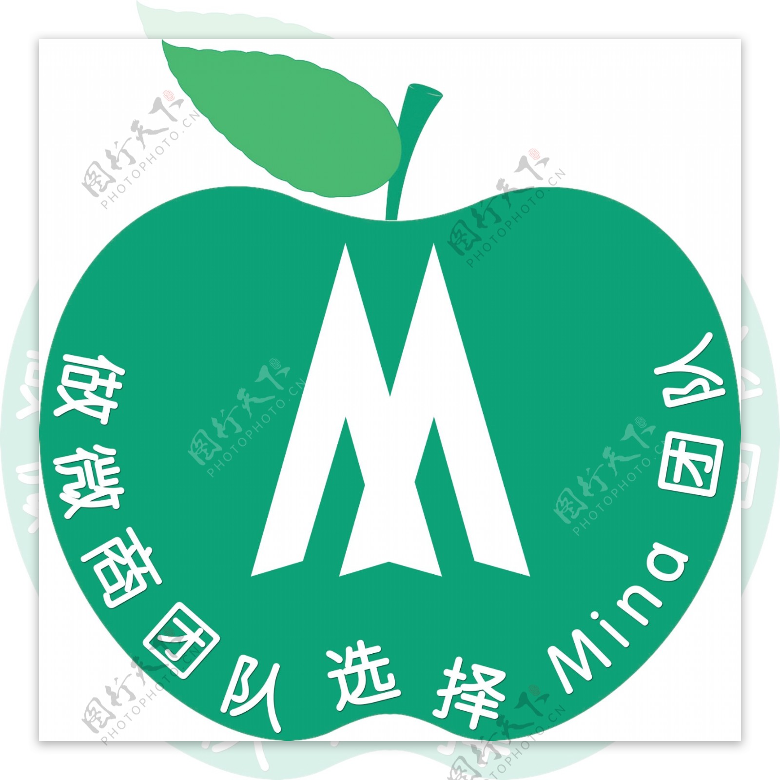 微商Mina苹果logo