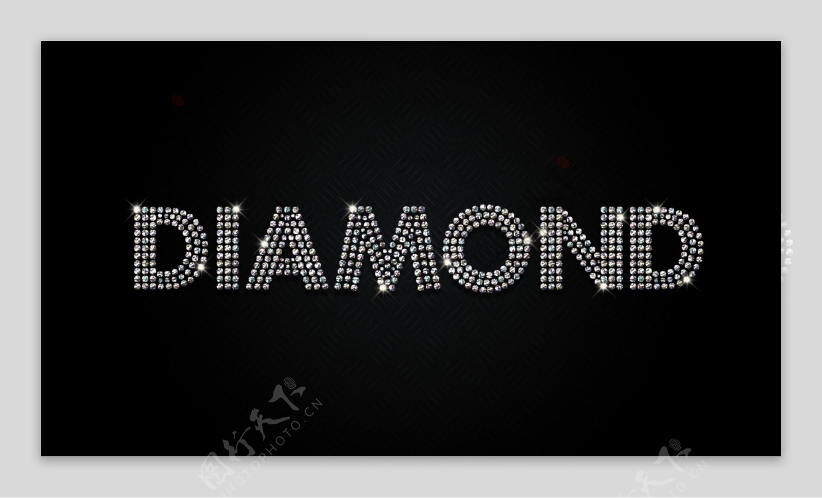 钻石字体设计海报banner背景板通用