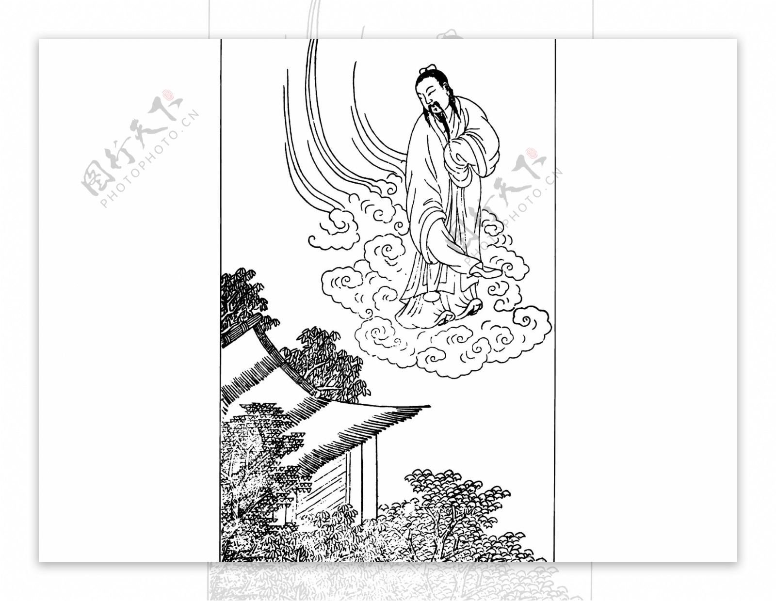 中国宗教人物插画素材07