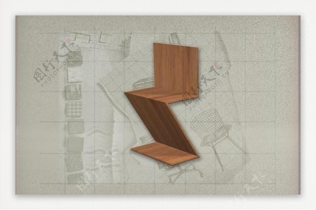 现代主义风格之椅子3D模型椅子065