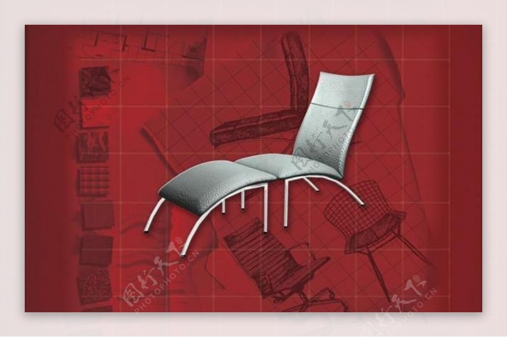 现代主义风格之椅子3D模型椅子088