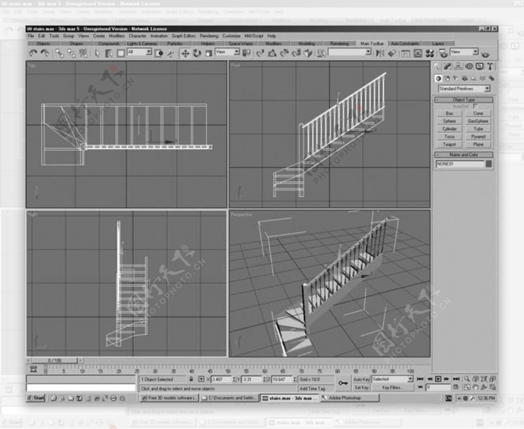 楼梯设计模型图