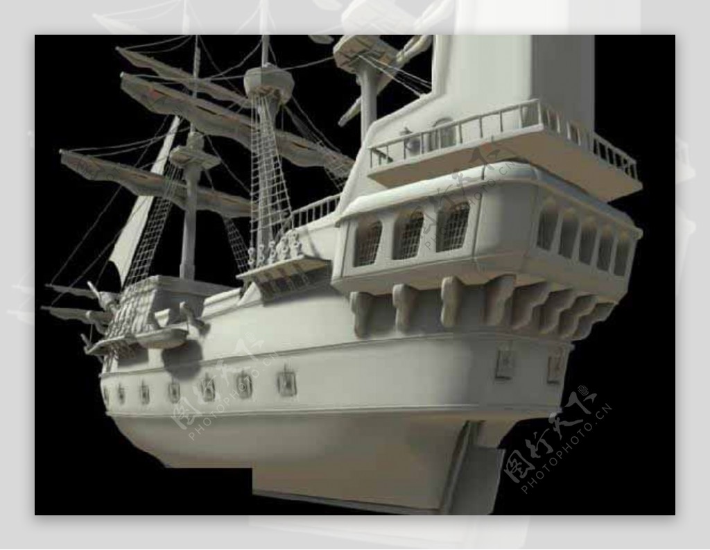 豪华轮船模型