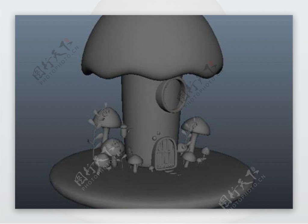 蘑菇游戏模型素材