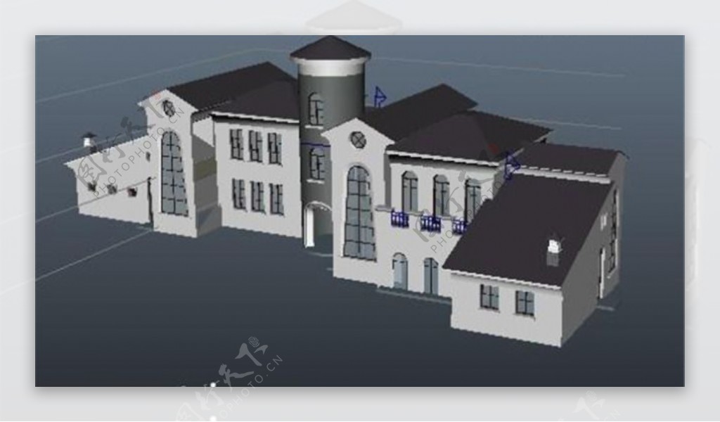 楼房房屋游戏模型