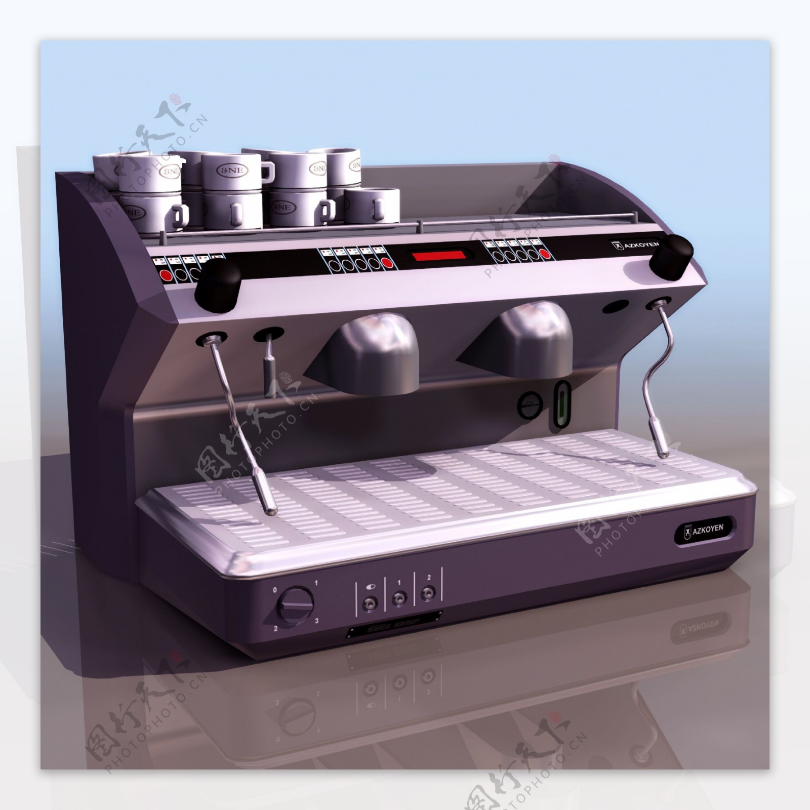 CAFETALG饮食食品机械模型01