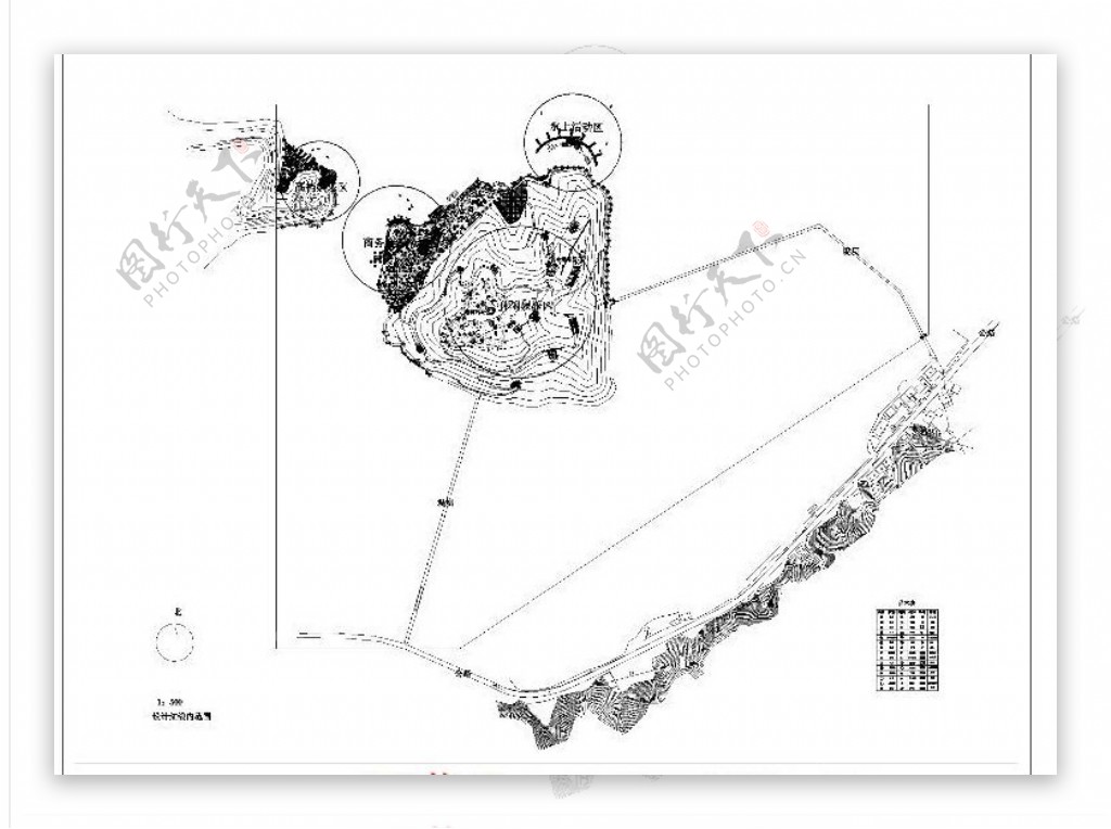 修仙岛规划CAD图