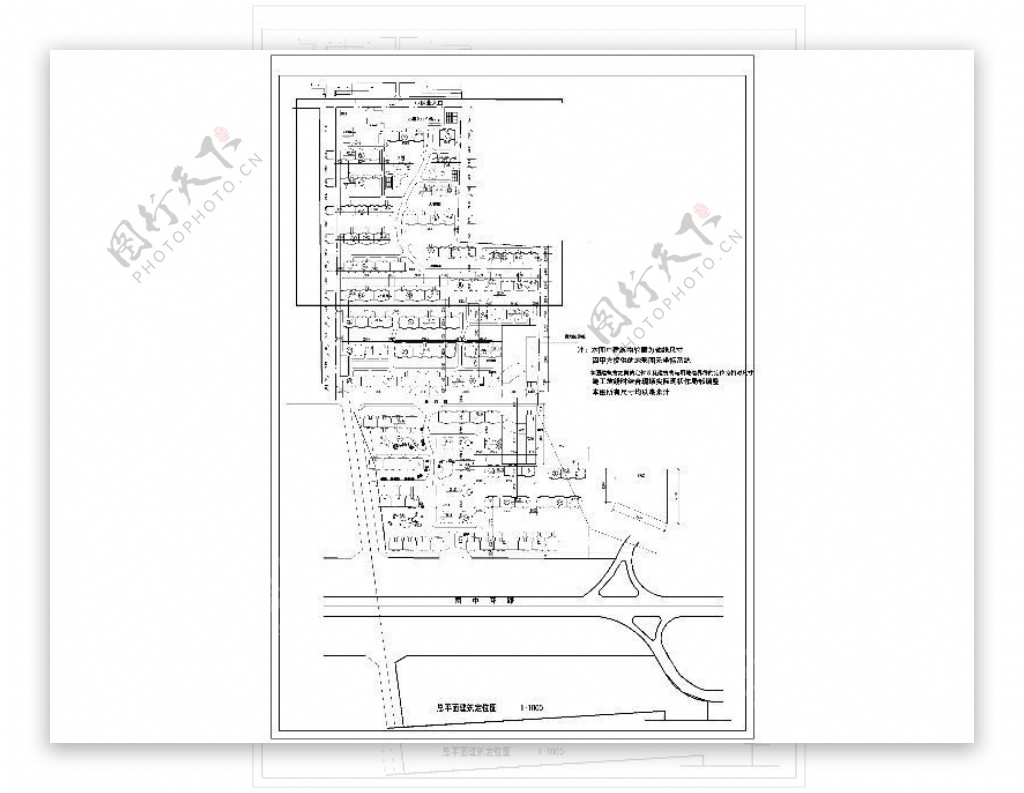 小区定位CAD图