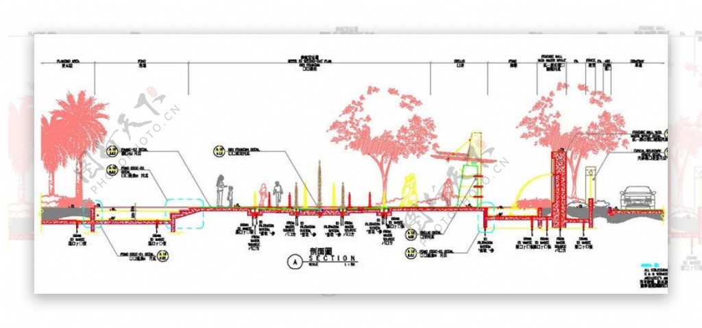 北京万科星园景观设计CAD图纸