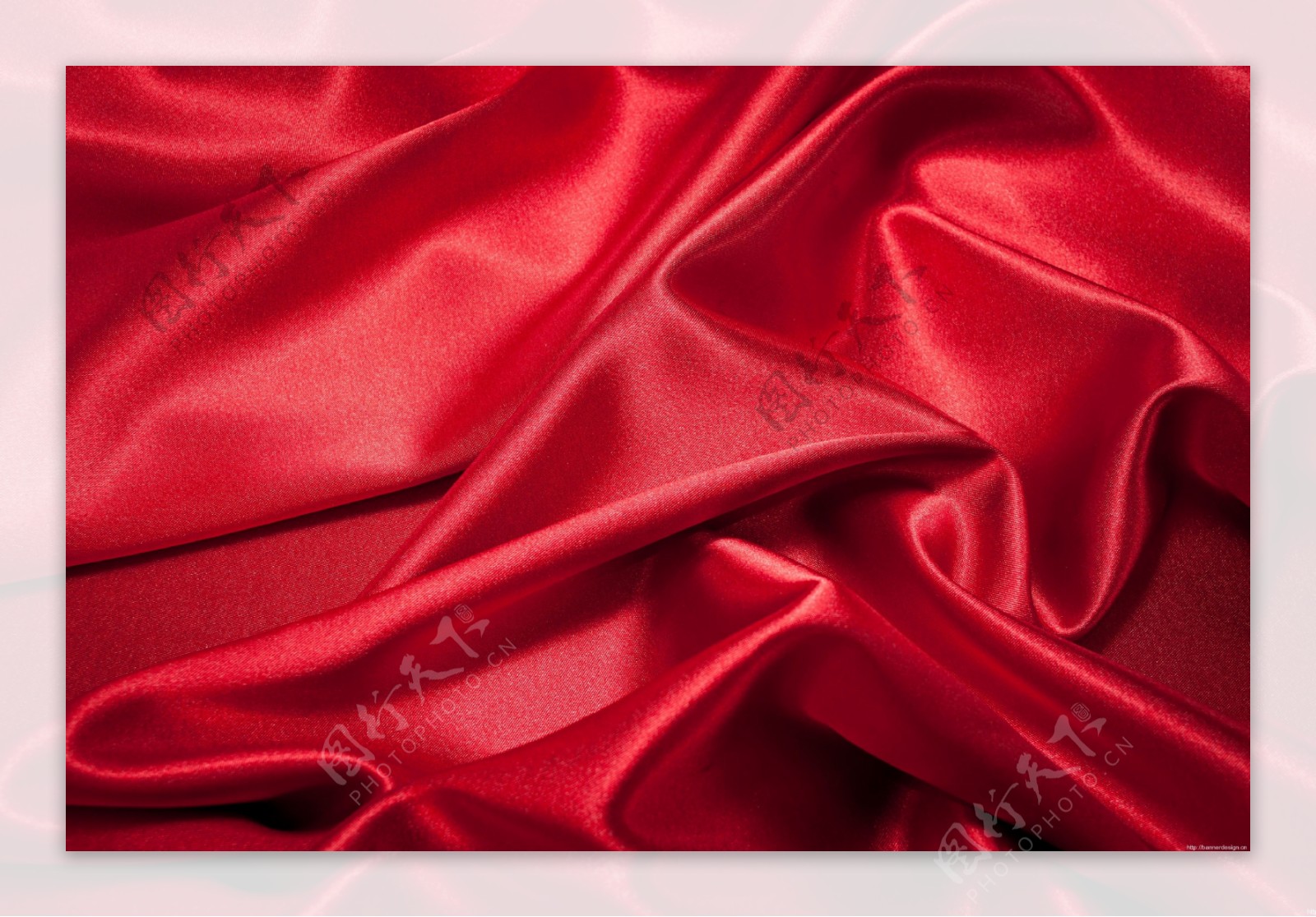 红色的布
