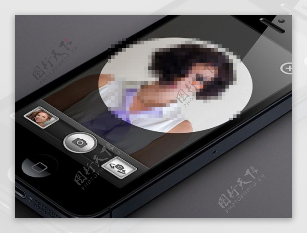 iPhone5拍照界面UI