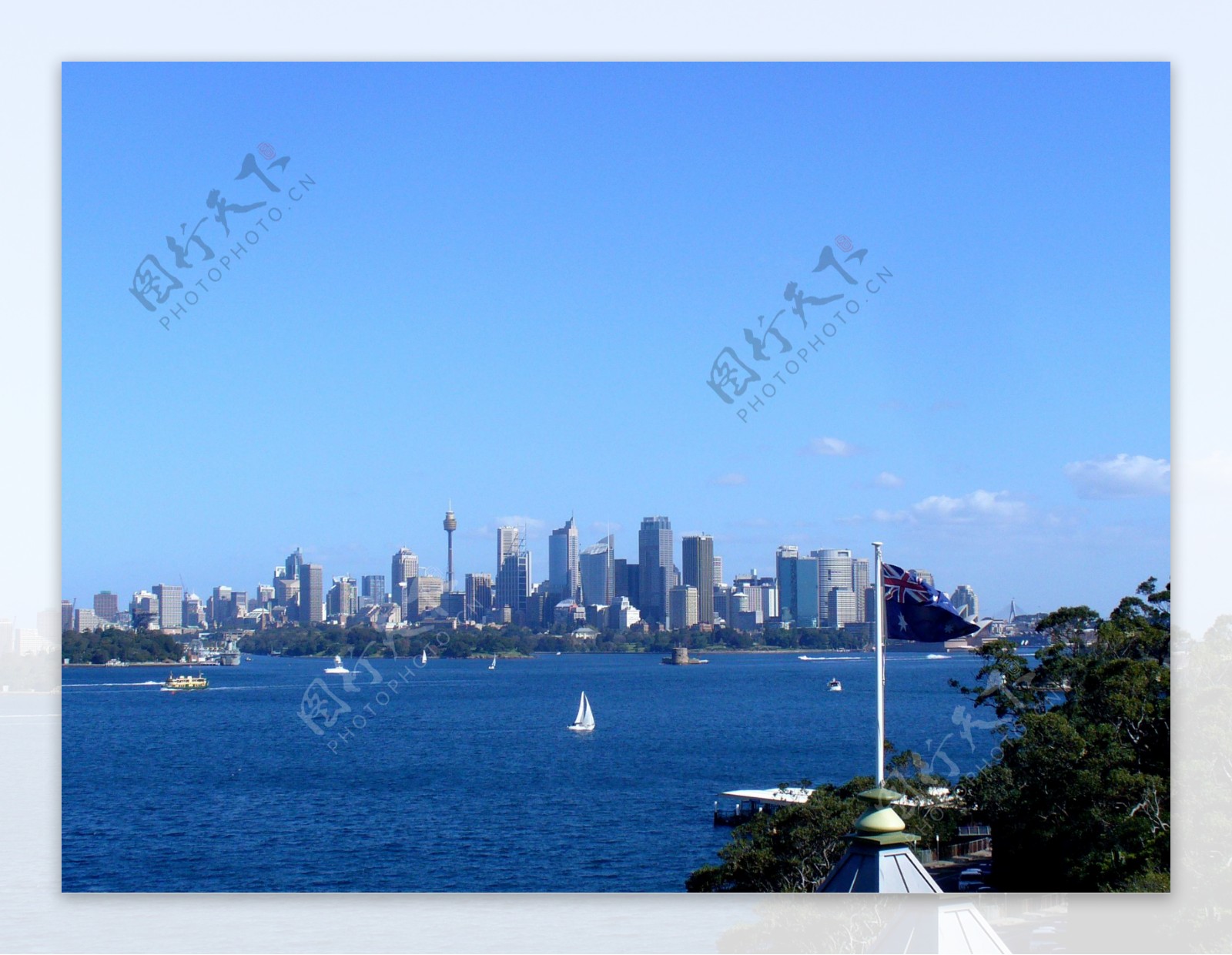 悉尼市远眺图片