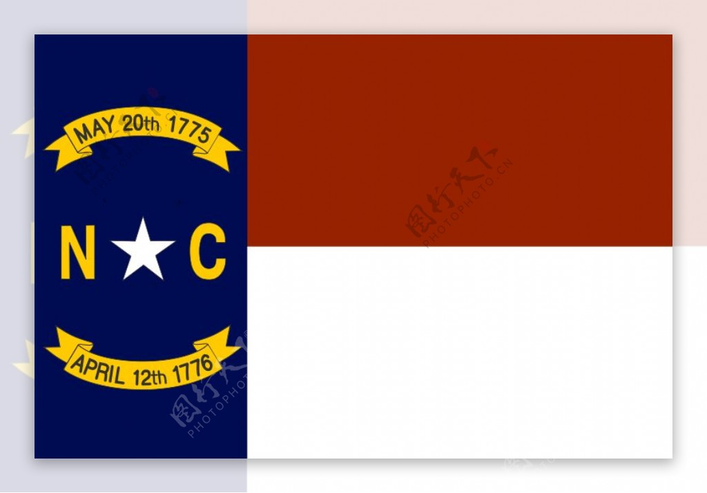 北卡罗来纳州的旗帜