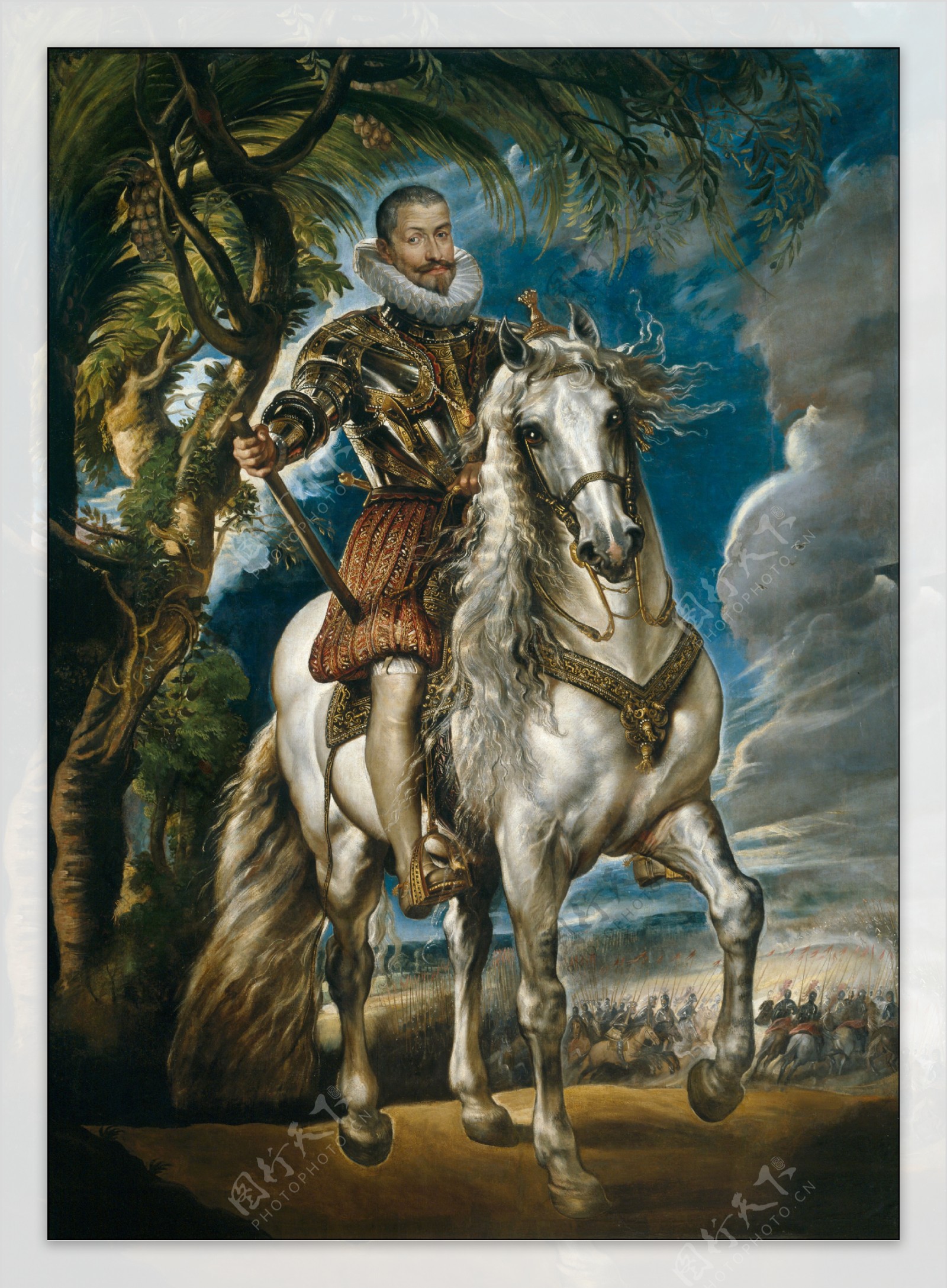 RubensPeterPaulEquestrianPortraitoftheDukeofLerma1603德国画家彼得保罗鲁本斯peterpaulrubens宫廷人物人