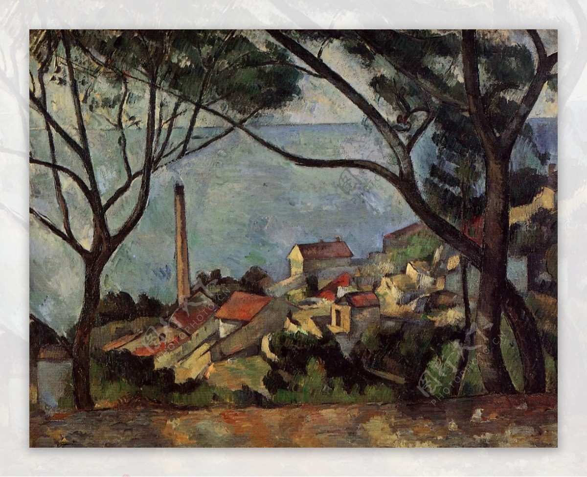 PaulCzanne0353法国画家保罗塞尚paulcezanne后印象派新印象派人物风景肖像静物油画装饰画