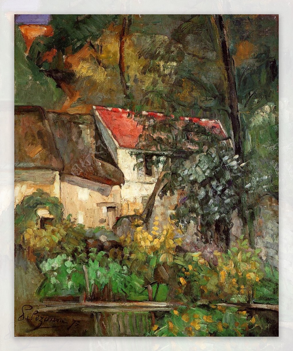 PaulCzanne0336法国画家保罗塞尚paulcezanne后印象派新印象派人物风景肖像静物油画装饰画