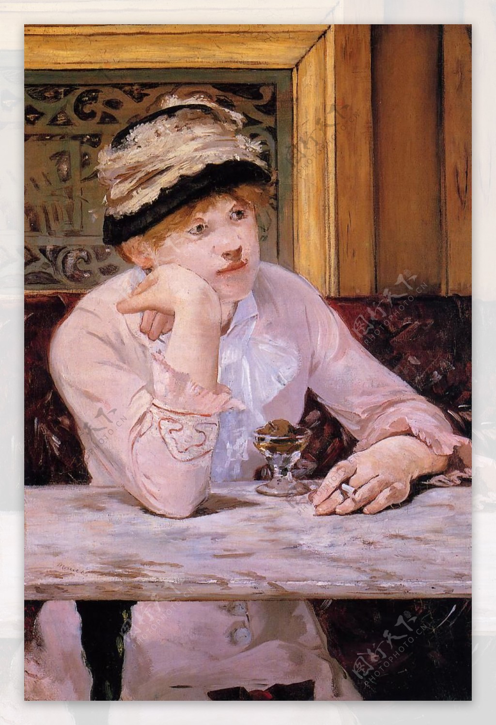 EdouardManet0155法国画家爱德华马奈EdouardManet印象派人物女性风景静物人体油画装饰画