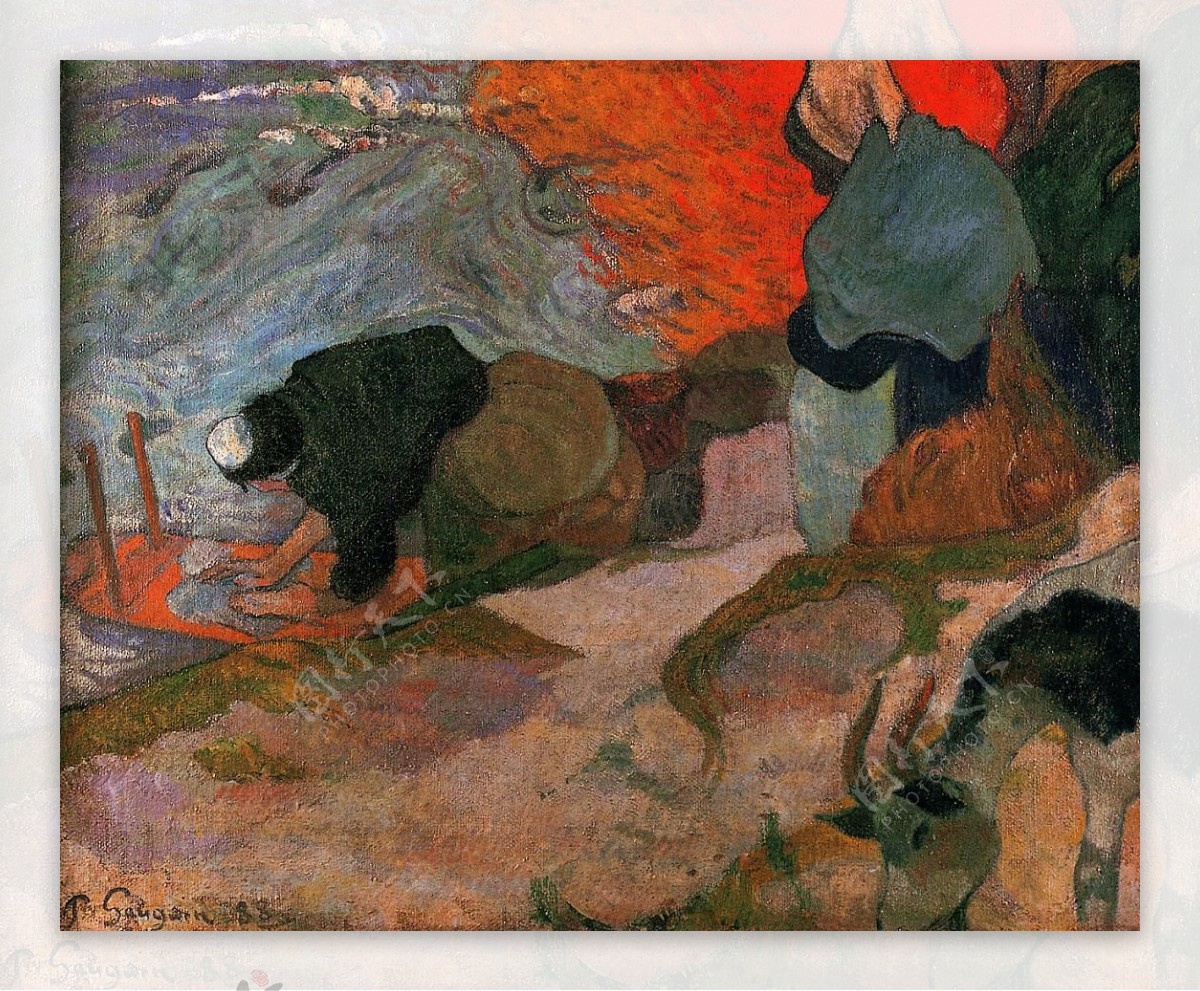 PaulGauguin0290法国画家保罗高更paulgauguin后印象主义风景人物田园自然静物油画装饰画