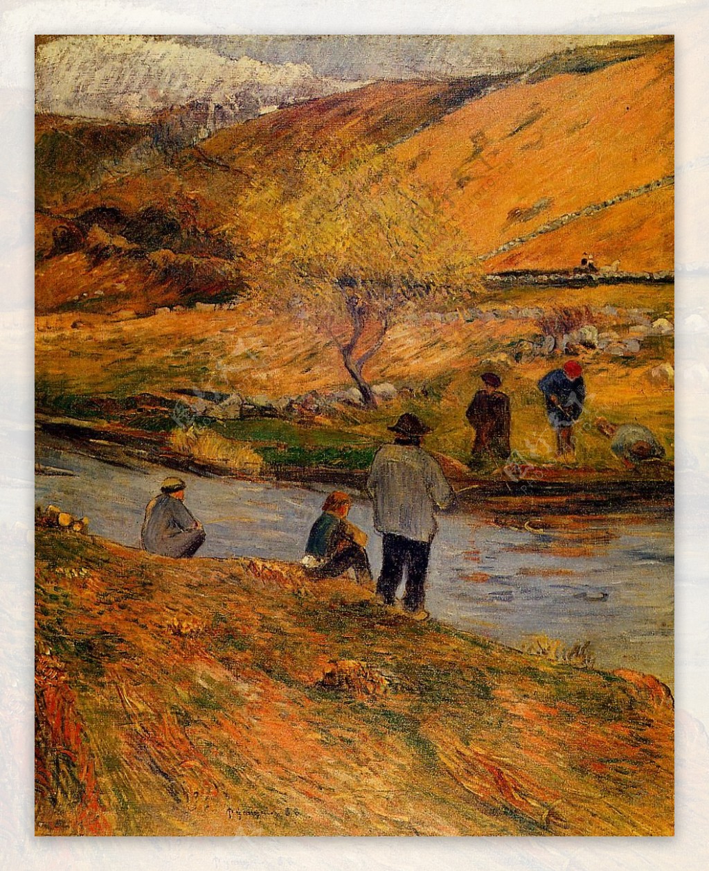 PaulGauguin0051法国画家保罗高更paulgauguin后印象主义风景人物田园自然静物油画装饰画