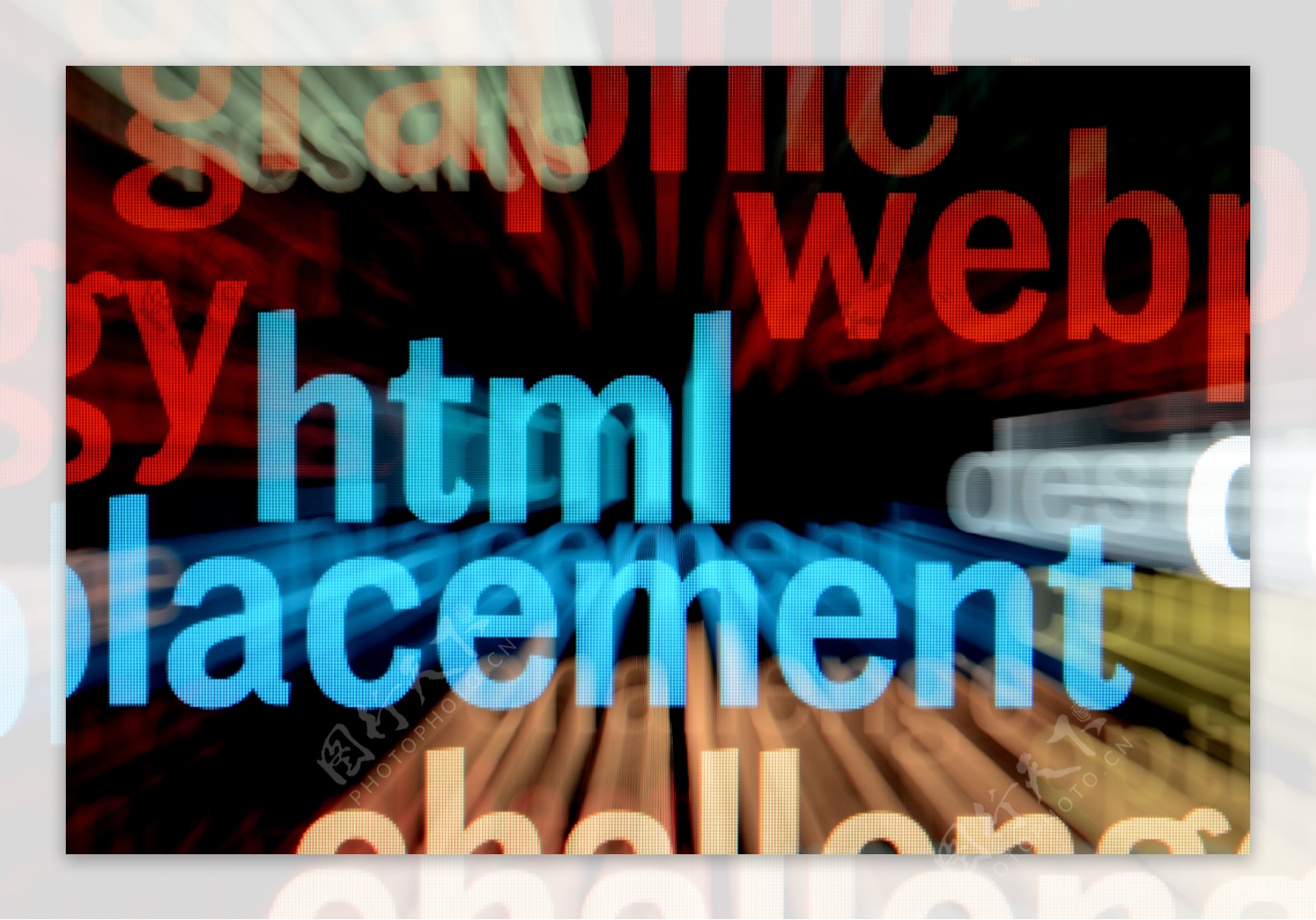 HTML监视器屏幕