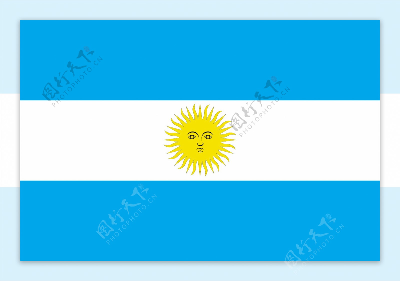 阿根廷国旗矢量素材
