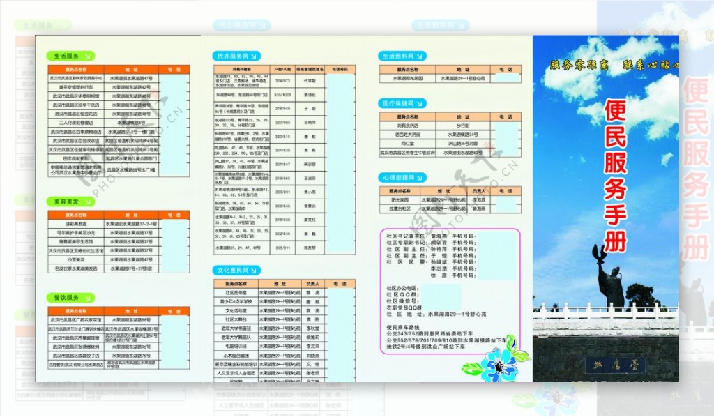 放鹰台四折页图片