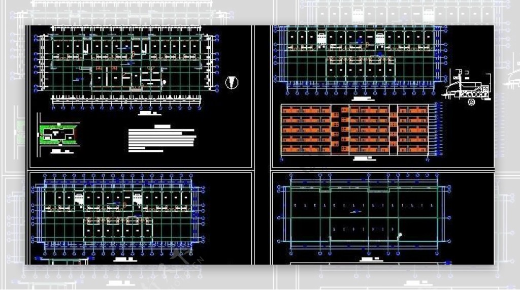 学生公寓建筑设计图