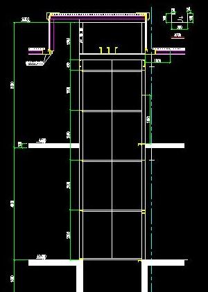 钢结构电梯井施工图