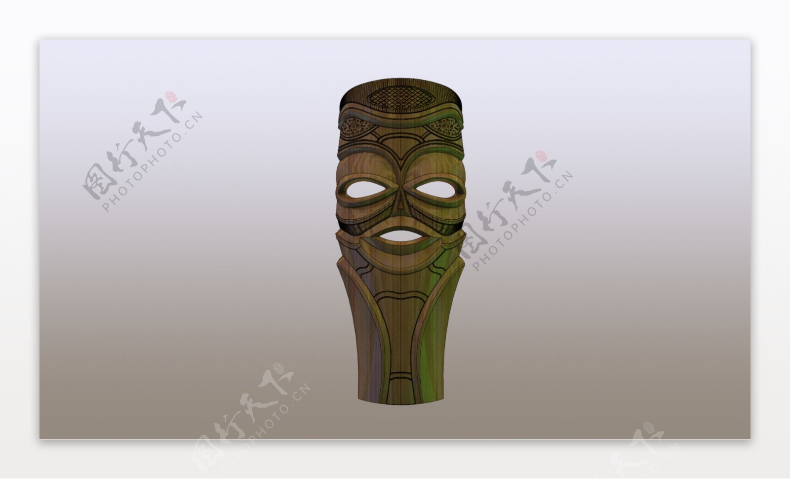 非洲古董面具