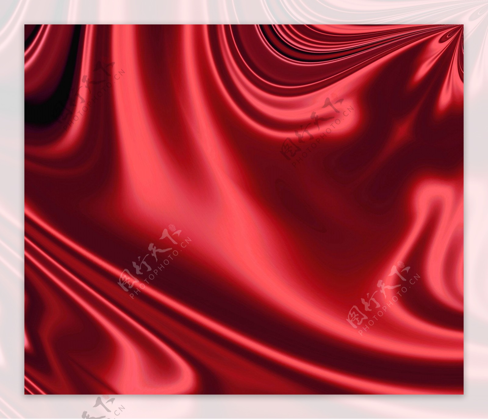 红色精致丝绸图片素材