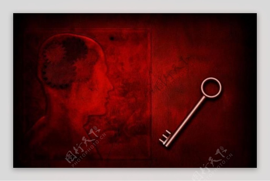 钥匙商务人物思维图片
