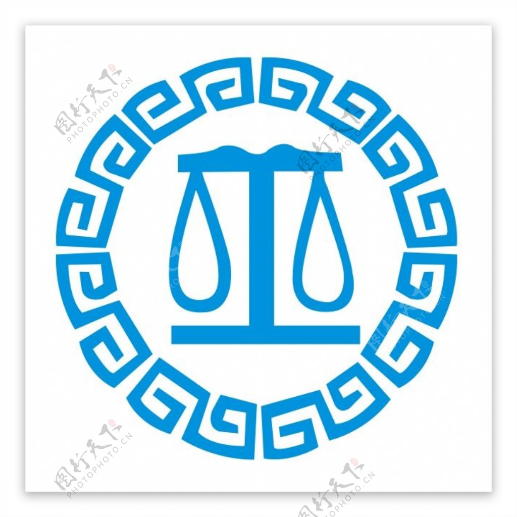 法律天枰矢量logo