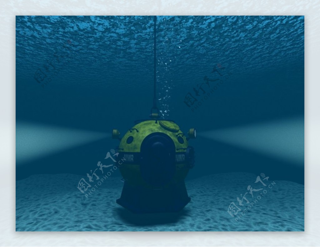 潜水艇冒泡动画max9图片