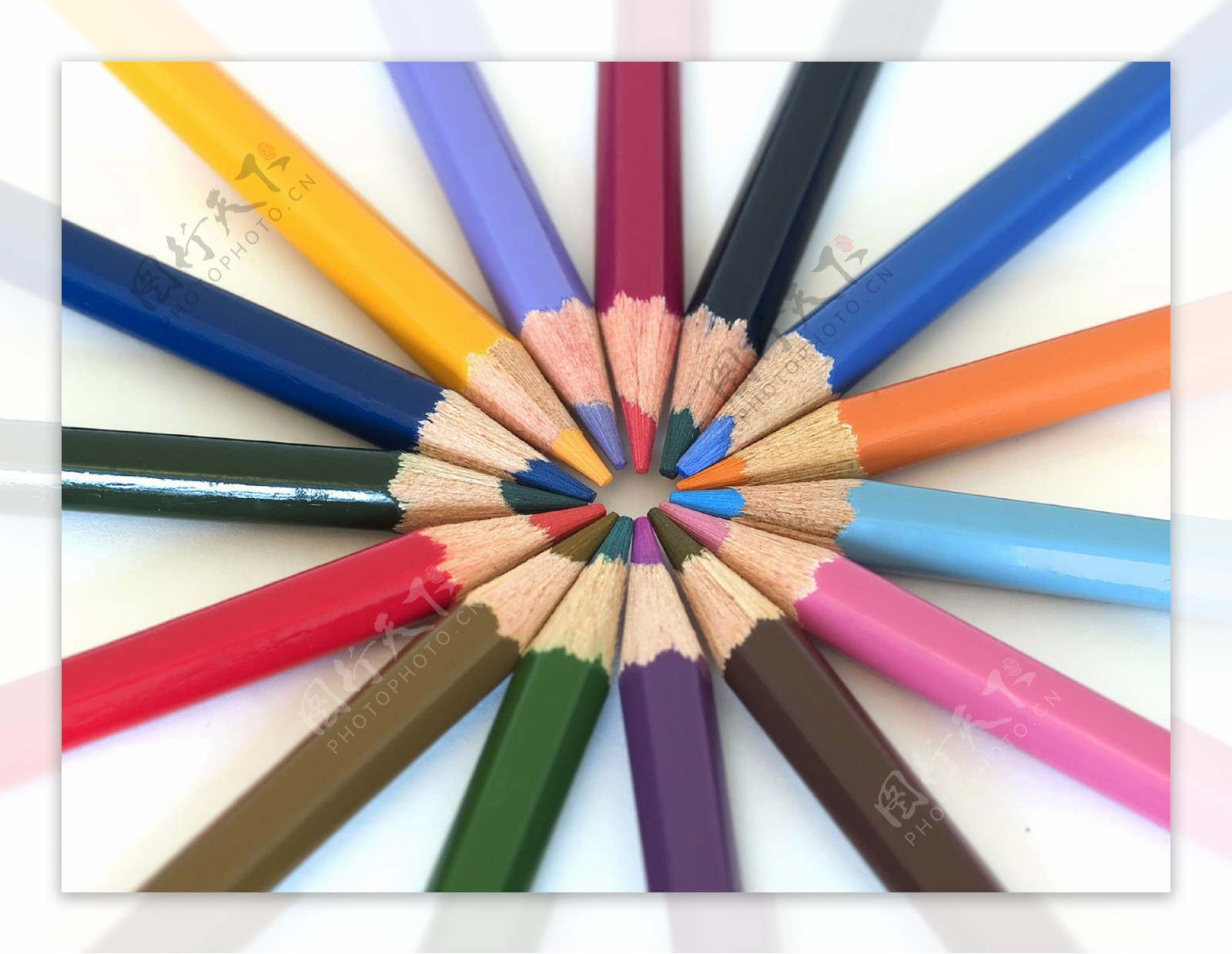 高清晰文化用品彩色铅笔