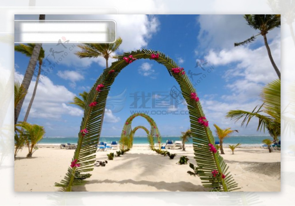 海边婚礼图片素材