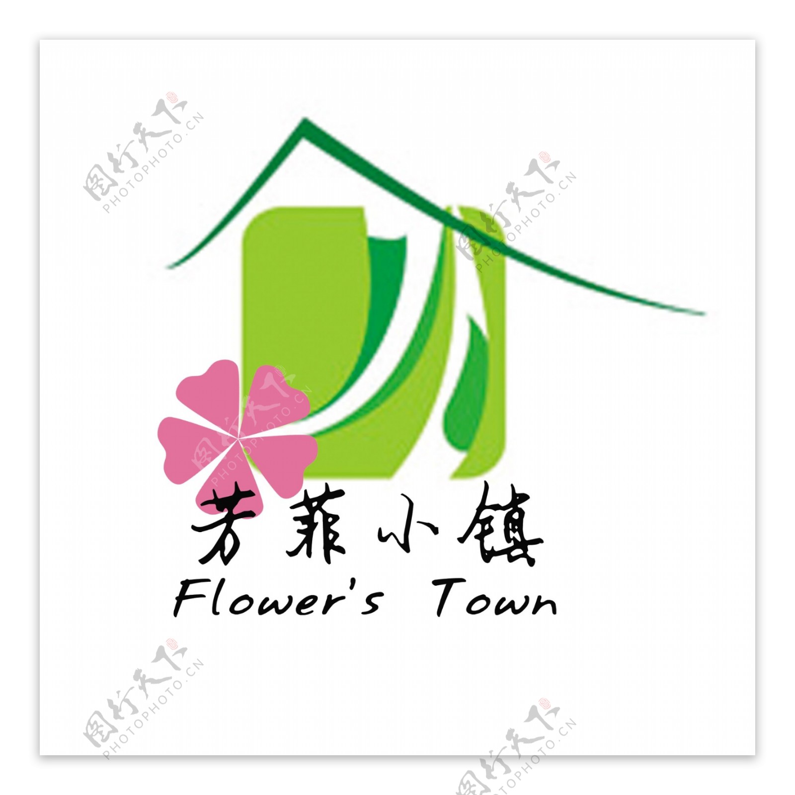 花店logo设计图片