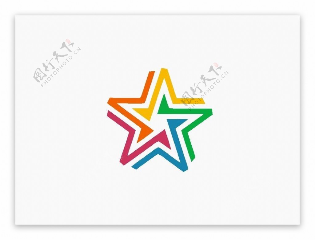 五角星logo图片