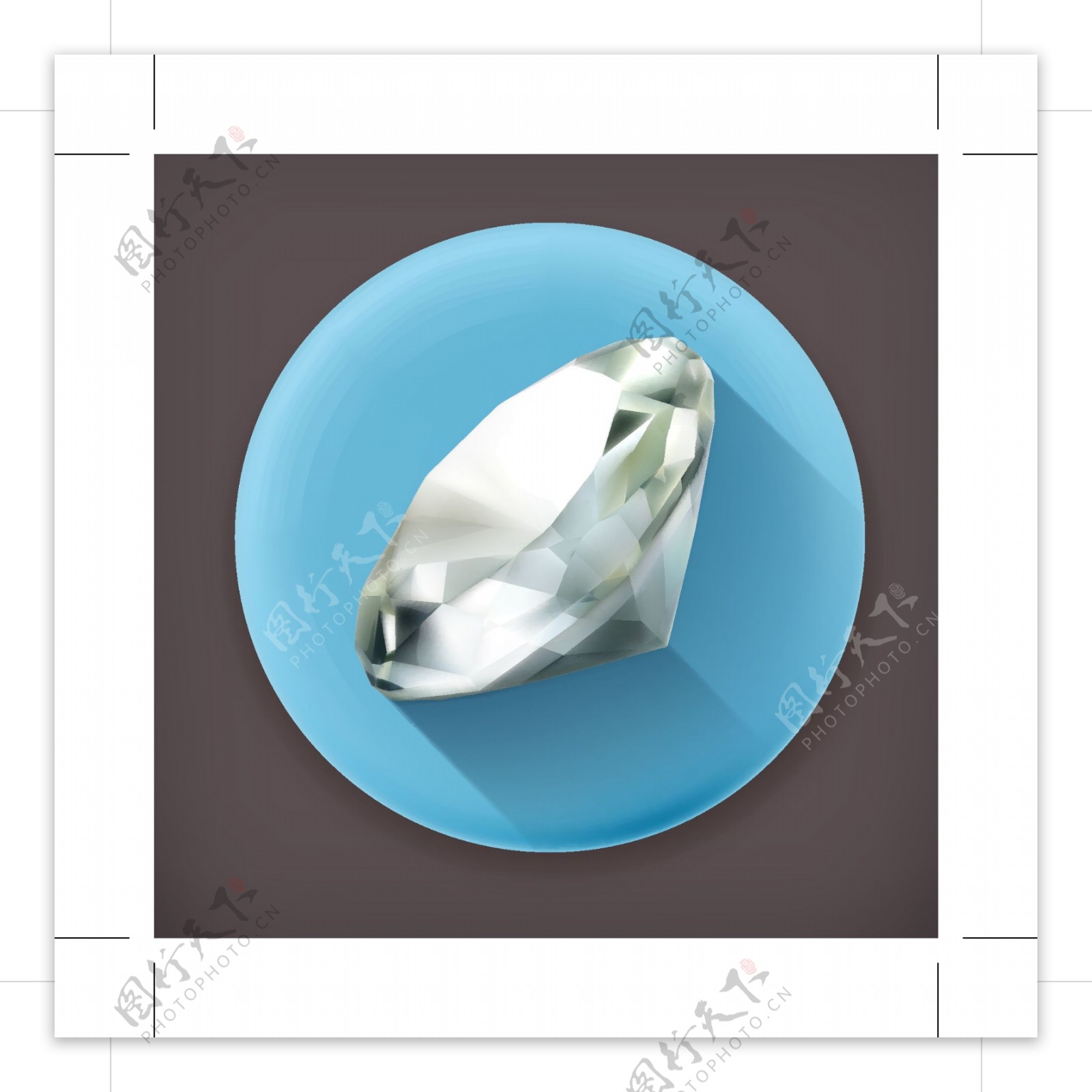 钻石ICON图标标志图片