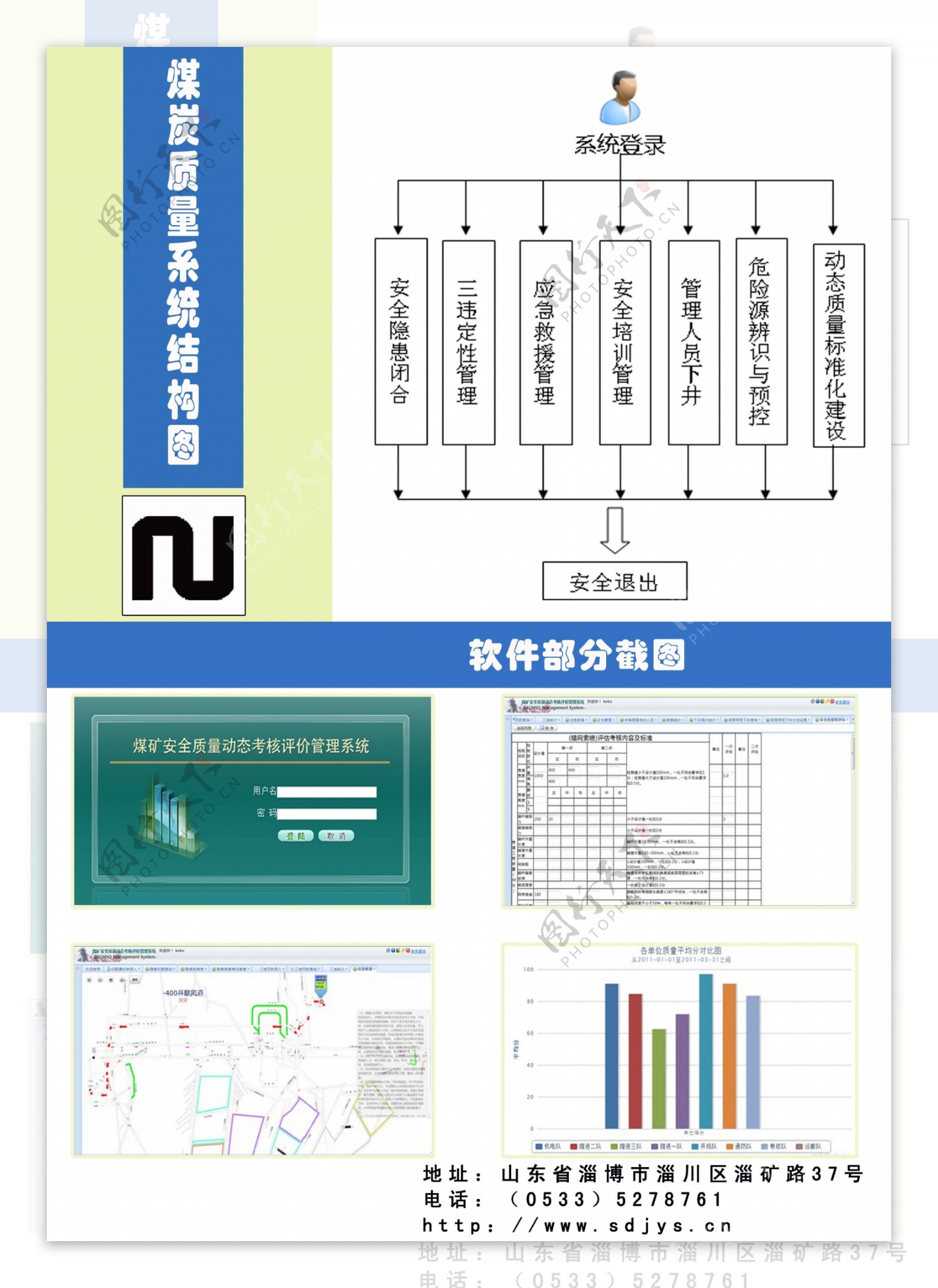 煤矿安全软件宣传册图片