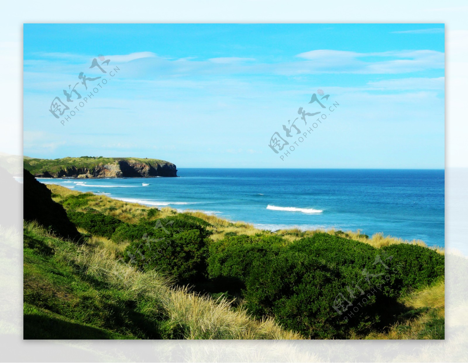 新西兰海滩图片