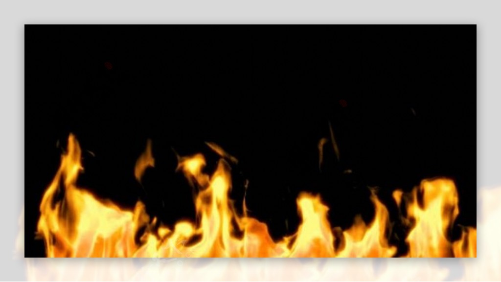 燃烧的火焰视频模板
