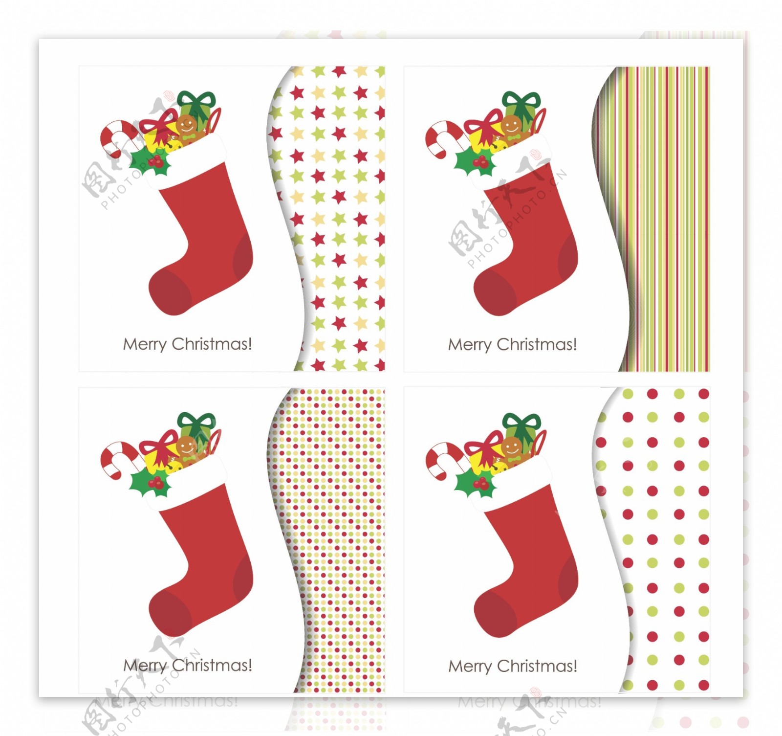 裝滿禮物的聖誕襪图片