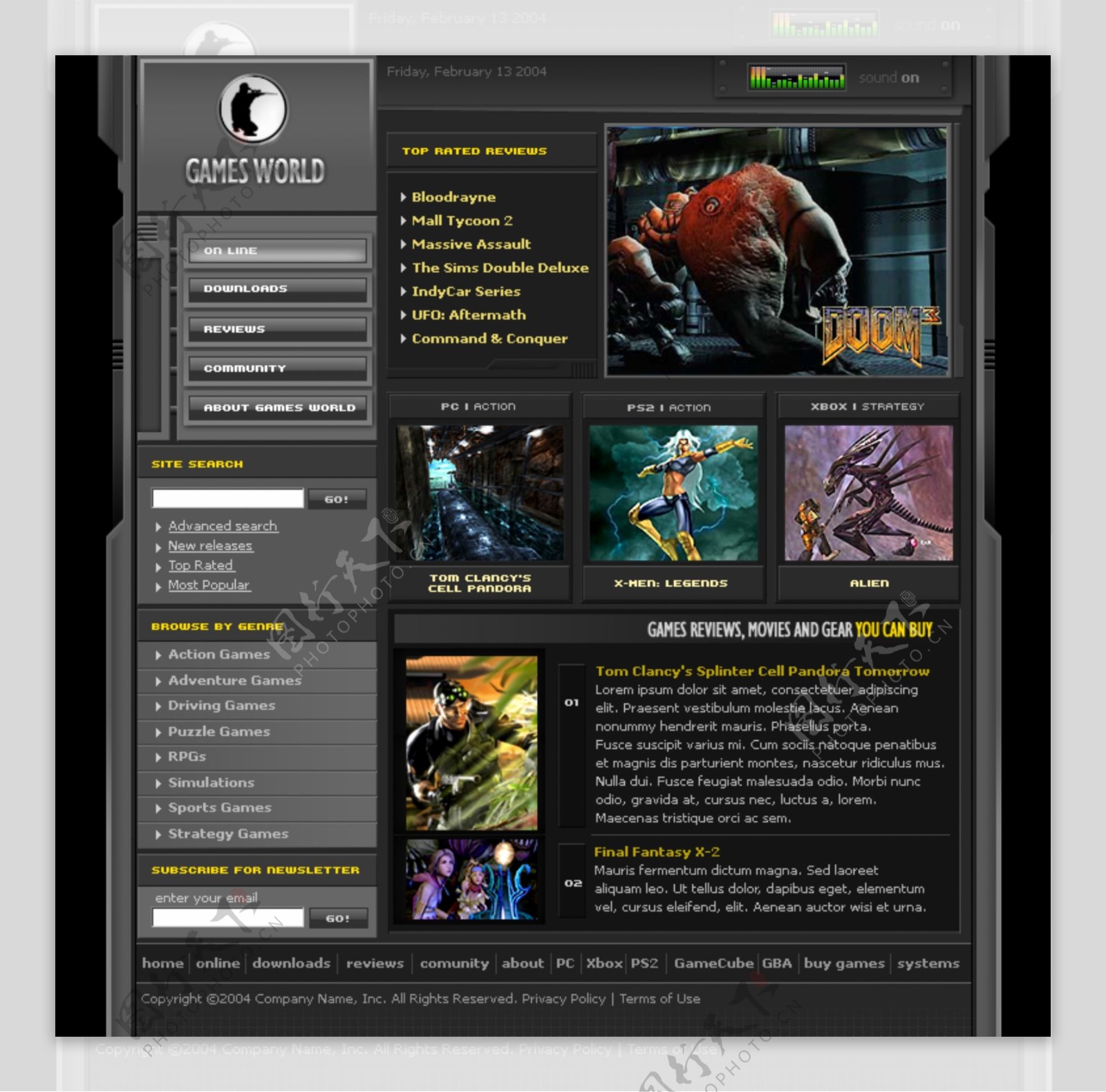 游戏网页图片