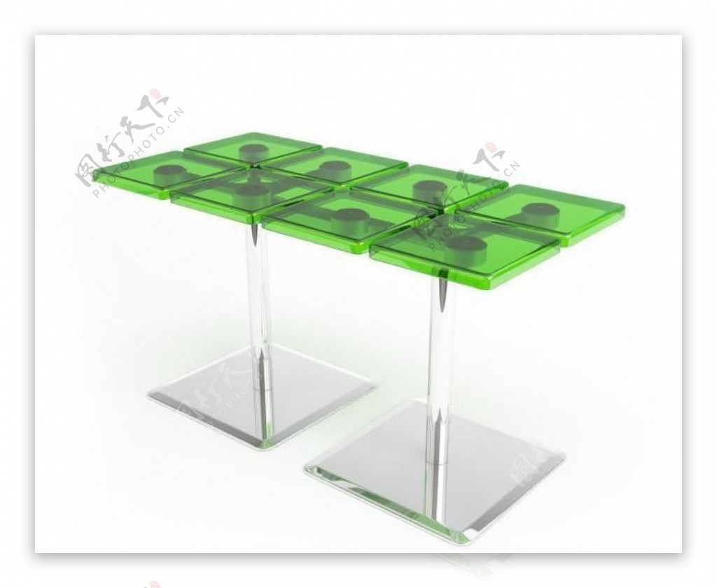 CASAMANIAXTile52绿色格子塑料桌