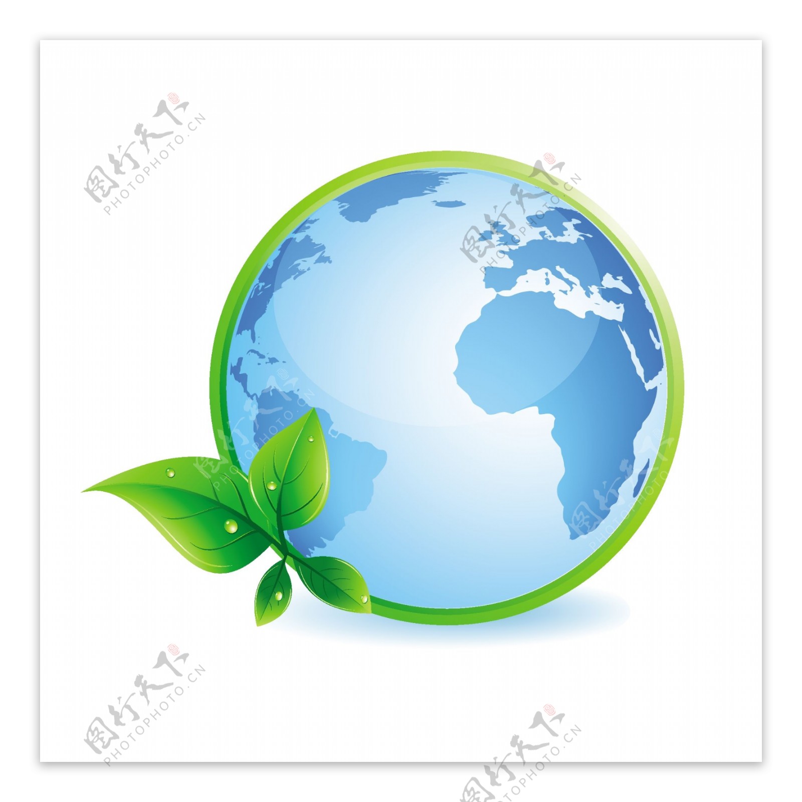 绿色地球概念