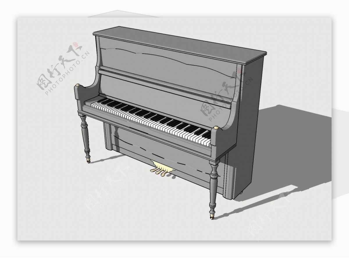 钢琴3D模型