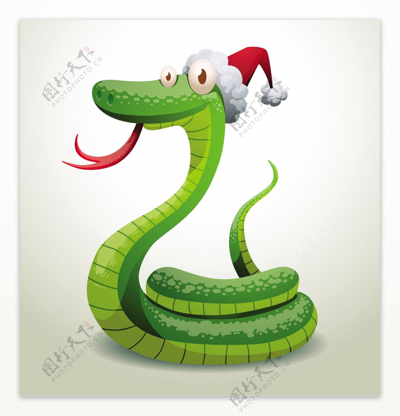 新的一年里蛇2013设计矢量集02