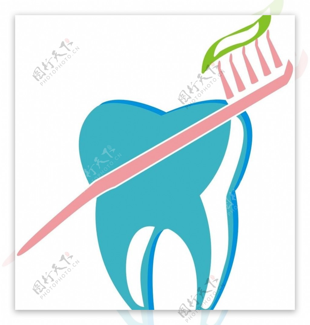 牙科标志牙图标牙科海报标志图片
