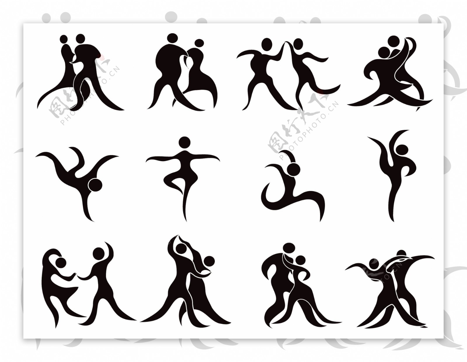 舞蹈标志图片