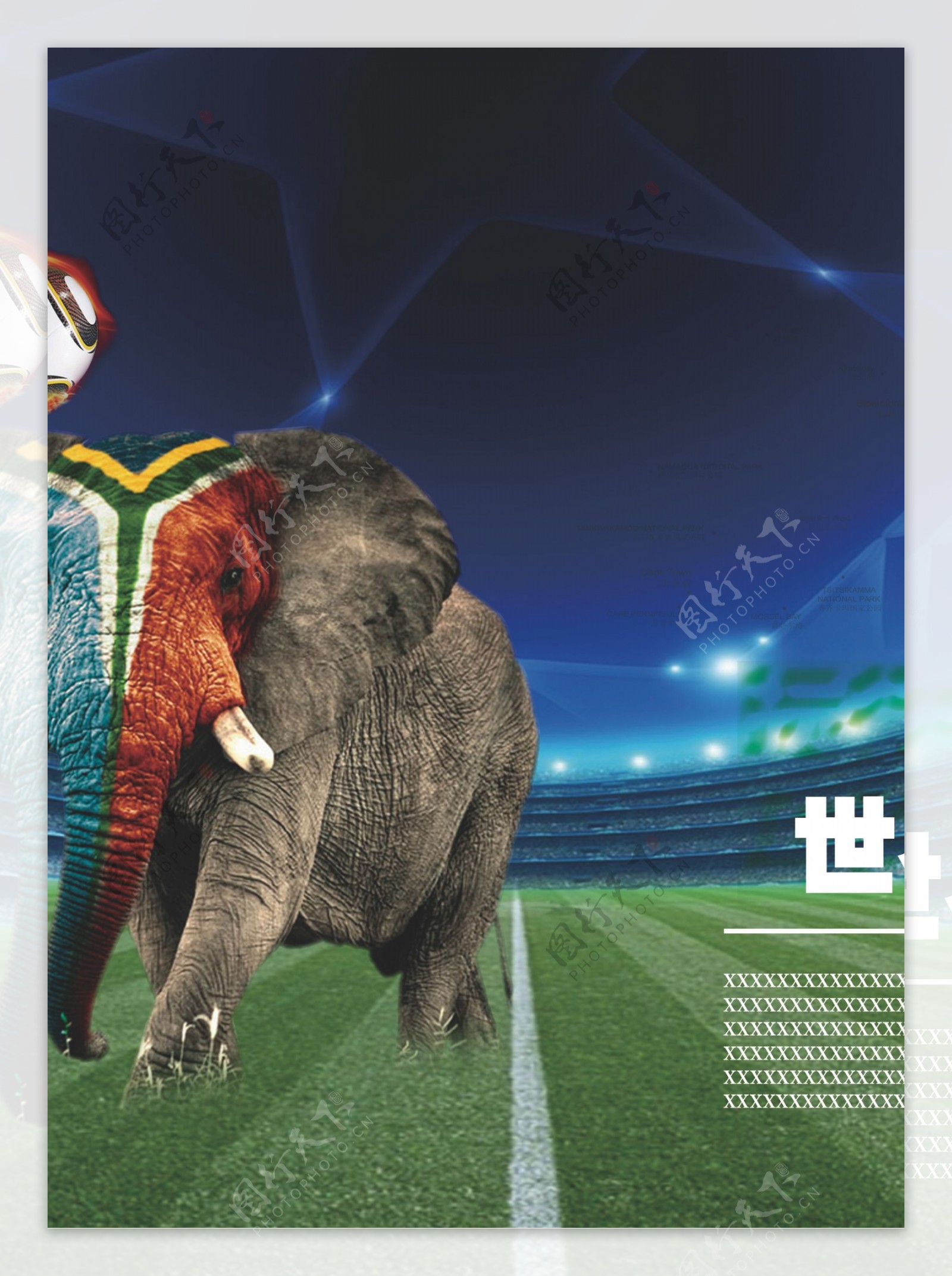 2010南非世界杯海报图片